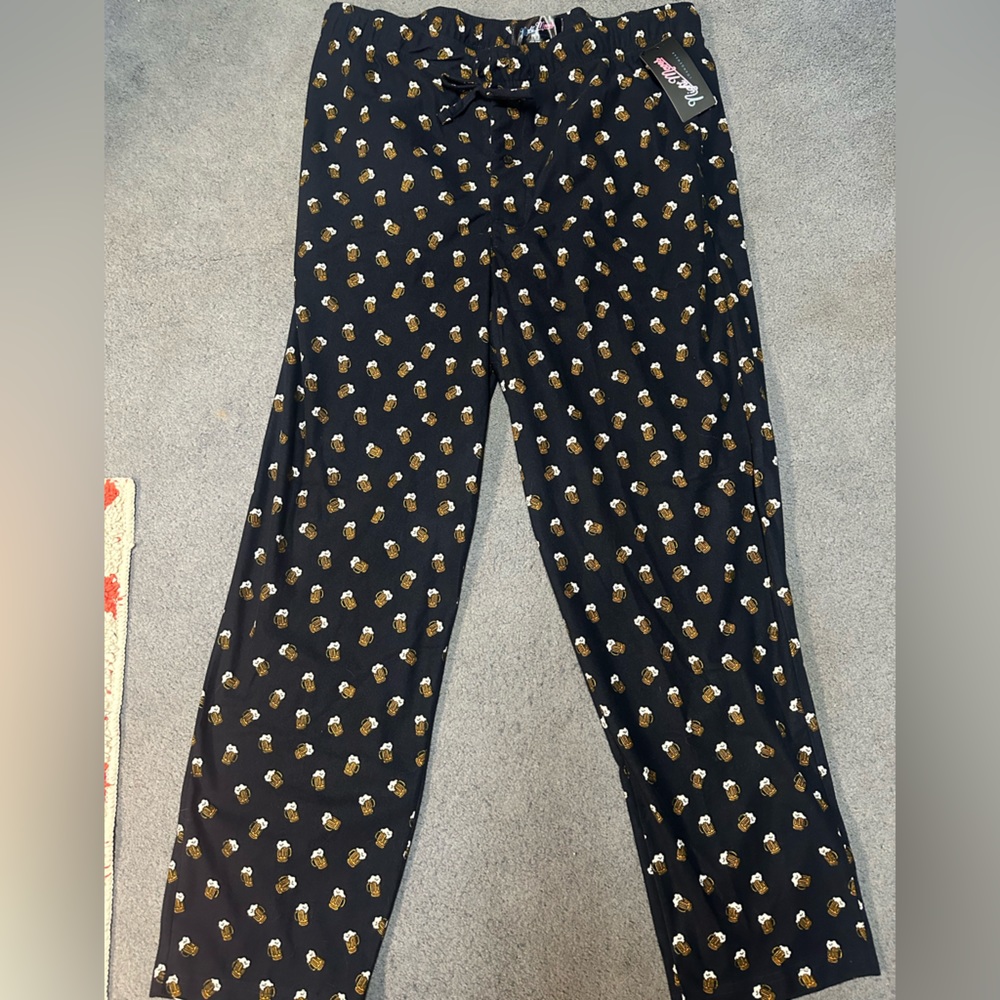 Night Moves beer mug pajama pants